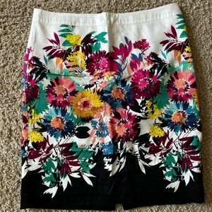 Floral pencil Skirt perfect for work